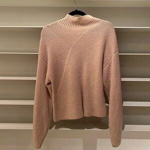 & other stories beige knit sweater